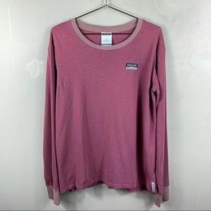 Burton Logo Fuchsia Long Sleeve Top